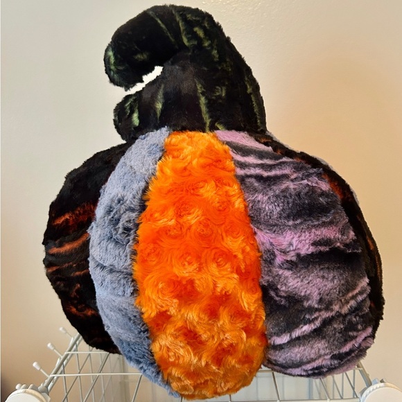 Plush MINKY! Multicolor Pumpkin Decor - Picture 4 of 4